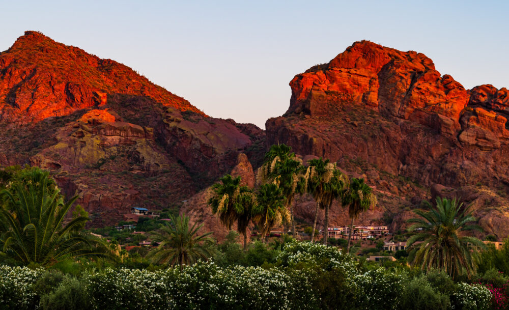 Sunset At Camelback Mountain